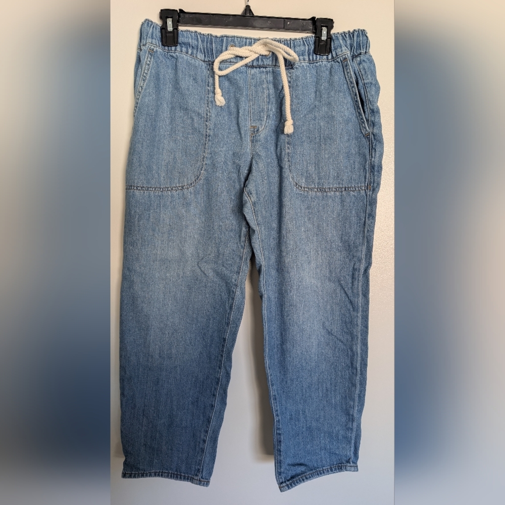 JCrew Drawstring Light Blue Jeans 29P
